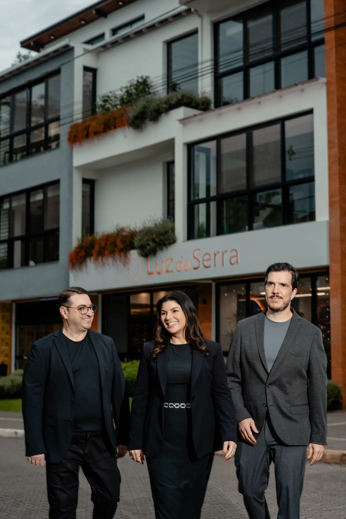 Bruno Gimenez, Patrícia Cândido e Paulo Henrique, diretores da Luz da Serra